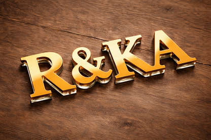 ACRYLIC LETTERS & NUMBERS