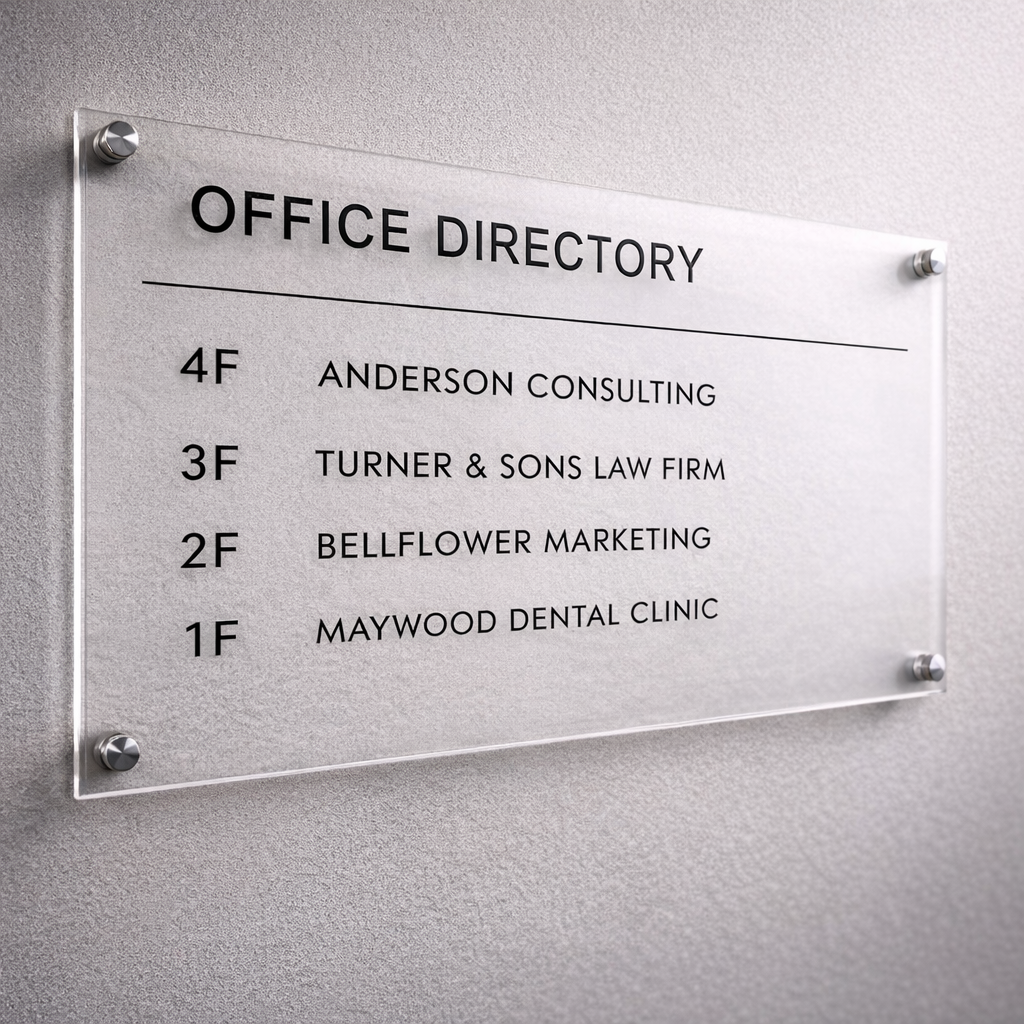 LOBBY & FLOOR DIRECTIONS