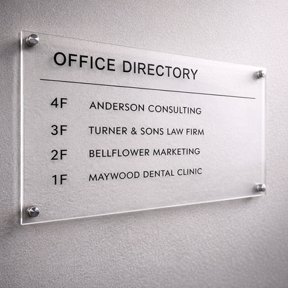 LOBBY & FLOOR DIRECTIONS