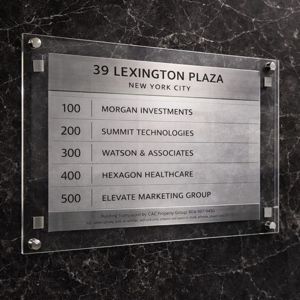 LOBBY & FLOOR DIRECTIONS