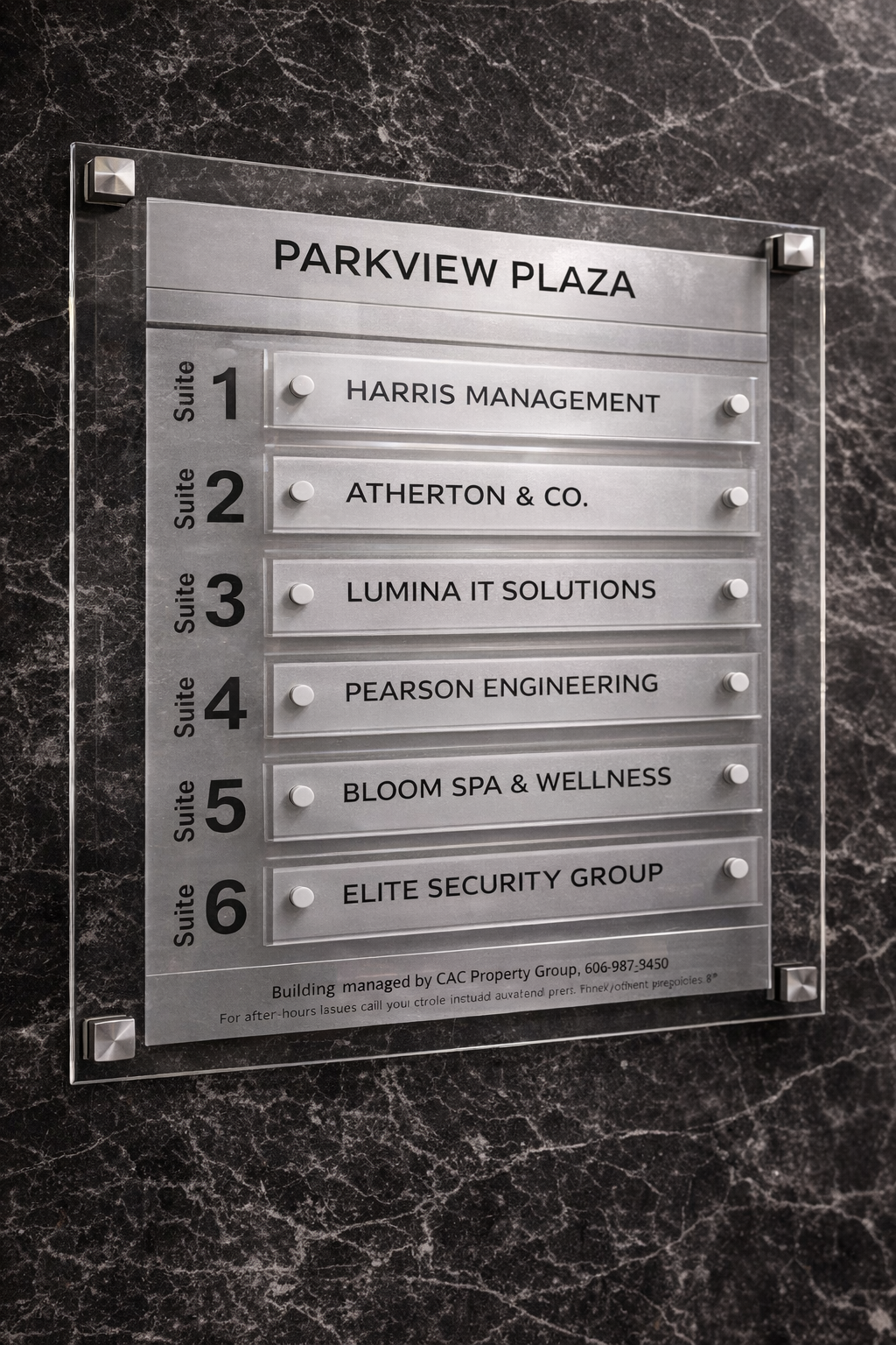 LOBBY & FLOOR DIRECTIONS