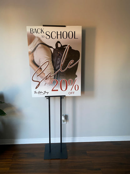 FLOOR STANDING SIGNS